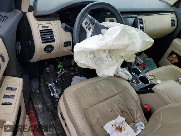 2019 Ford Flex SEL with VIN 2FMHK6C89KBA11495, listed as a Copart auction lot 80580754 with 0 mi miles and Salvage Title. Bid and sale history available at carsss.com. Image 8.