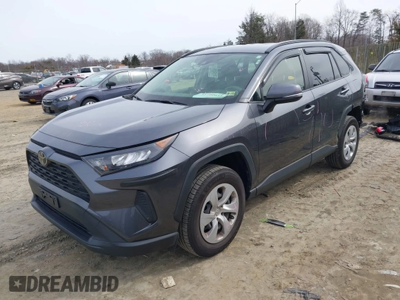 2019 Toyota RAV4 LE with VIN JTMG1RFV7KD017764, listed as a IAAI auction lot 41609055 with 69,803 mi miles and . Bid and sale history available at DreamBid. Image 18.