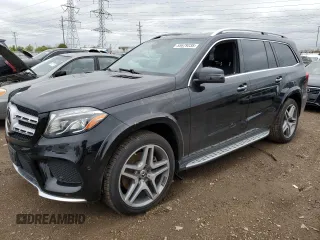 2017 Mercedes-Benz GLS 550 z VIN 4JGDF7DE8HA936688, wystawiony jako Copart lot #55679235 z przebiegiem 59 009 mil mil oraz Szkoda całkowita • Salvage title. Historia ofert i sprzedaży dostępna na DreamBid. Obrazek 1.