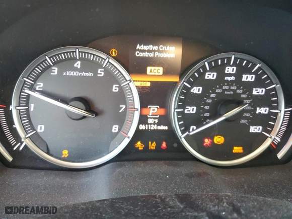 2018 Acura MDX with VIN 5J8YD3H39JL008896, listed as a Copart auction lot 82443664 with 61,124 mi miles and Salvage Title. Bid and sale history available at carsss.com. Image 9.