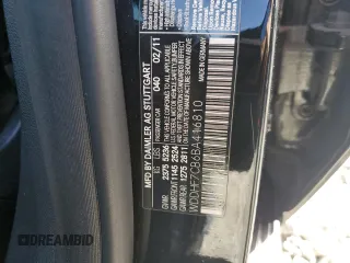 2011 Mercedes-Benz E 550 Luxury with VIN WDDHF7CB6BA416810, listed as a Copart auction lot 44770485 with 176,055 mi miles and Salvage Title. Bid and sale history available at DreamBid. Image 14.