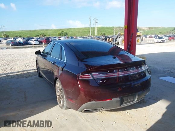 2017 Lincoln MKZ Select with VIN 3LN6L5C98HR600572, listed as a IAAI auction lot 39682039 with 89,283 mi miles. Bid and sale history available at carsss.com. Image 3.