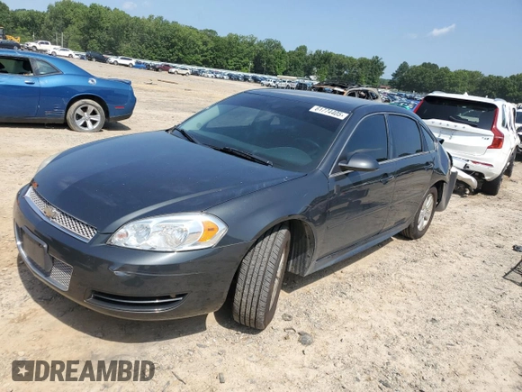 2014 Chevrolet Impala LS with VIN 2G1WA5E31E1171237, listed as a Copart auction lot 61774405 with 141,838 mi miles and Salvage title. Bid and sale history available at DreamBid. Image 1.