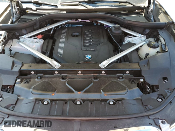 2023 BMW X5 sDrive40i with VIN 5UXCR4C0XP9N92372, listed as a Copart auction lot 63607755 with 53,159 mi miles and Salvage title. Bid and sale history available at DreamBid. Image 12.