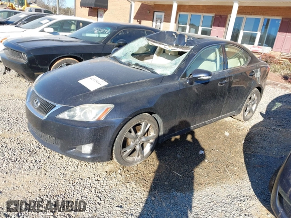 2009 Lexus IS 250 with VIN JTHBK262695105390, listed as a IAAI auction lot 41373344 with 215,356 mi miles. Bid and sale history available at carsss.com. Image 17.