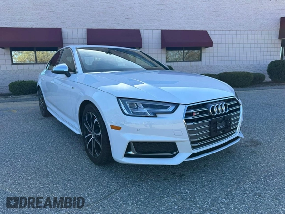 2018 Audi S4 Premium Plus z VIN WAUB4AF41JA002460, wystawiony jako Copart lot #61008805 z przebiegiem 134 039 mil mil oraz Czysty tytuł • Clean title. Historia ofert i sprzedaży dostępna na DreamBid. Obrazek 1.