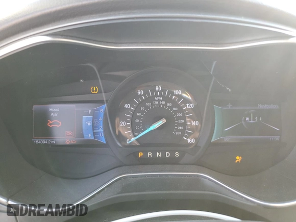 2013 Ford Fusion Titanium with VIN 3FA6P0K92DR112909, listed as a Copart auction lot 75274464 with 154,094 mi miles and Salvage Title. Bid and sale history available at DreamBid. Image 9.