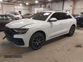 2021 Audi Q8 Prestige z VIN WA1FVAF18MD026128, wystawiony jako IAAI lot #41254457 z przebiegiem 67 148 mil mil oraz . Historia ofert i sprzedaży dostępna na DreamBid. Obrazek 2.