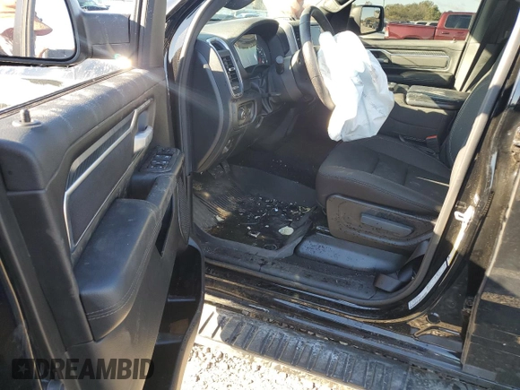 2025 Ram 1500 Big Horn with VIN 1C6RRFFG0SN509944, listed as a Copart auction lot 81506354 with 14,997 mi miles and Salvage Title. Bid and sale history available at carsss.com. Image 8.