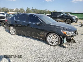 2014 Acura RLX Advance Pkg with VIN JH4KC1F92EC006088, listed as a Copart auction lot 74902364 with 155,048 mi miles and Salvage Title. Bid and sale history available at carsss.com. Image 4.