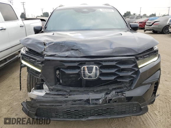 2023 Honda Pilot Sport with VIN 5FNYG2H38PB009596, listed as a Copart auction lot 76626974 with 17,625 mi miles and Salvage Title. Bid and sale history available at carsss.com. Image 5.