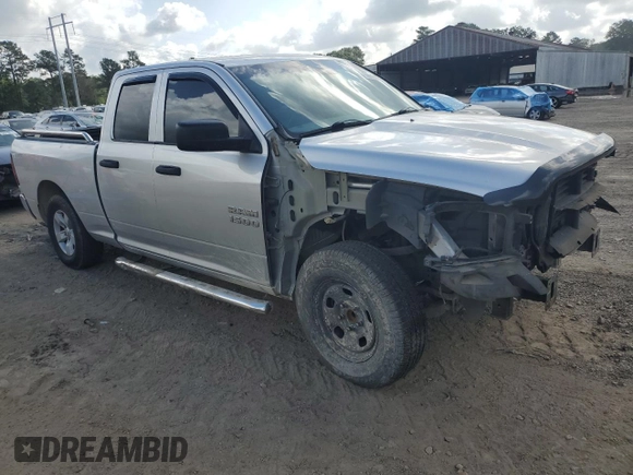 2018 Ram 1500 Express with VIN 1C6RR6FG7JS148583, listed as a Copart auction lot 60063055 with 178,947 mi miles and Salvage title. Bid and sale history available at DreamBid. Image 4.