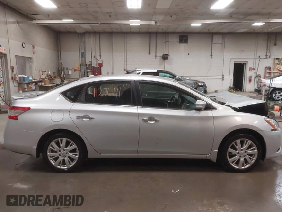2014 Nissan Sentra S with VIN 3N1AB7APXEY306240, listed as a IAAI auction lot 41276111 with 113,356 mi miles and . Bid and sale history available at DreamBid. Image 13.