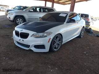 2017 BMW 2 Series M240i with VIN WBA2G1C39HV639568, listed as a IAAI auction lot 41888789 with 65,998 mi miles. Bid and sale history available at carsss.com. Image 17.