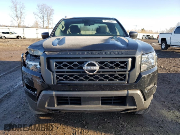 2022 Nissan Frontier SV with VIN 1N6ED1CM6NN625153, listed as a Copart auction lot 50198085 with 59,606 mi miles and Salvage title. Bid and sale history available at DreamBid. Image 5.
