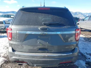 2018 Ford Explorer Limited with VIN 1FM5K7F86JGB57929, listed as a IAAI auction lot 41669318 with 101,136 mi miles and . Bid and sale history available at carsss.com. Image 17.