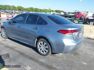 2023 Toyota Corolla LE with VIN 5YFB4MDE1PP078748, listed as a IAAI auction lot 41791383 with 41,490 mi miles. Bid and sale history available at carsss.com. Image 3.