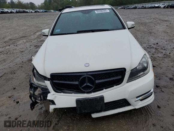 2012 Mercedes-Benz C 300 Sport with VIN WDDGF8BBXCF870761, listed as a Copart auction lot 55396305 with 74,812 mi miles and Clean Title. Bid and sale history available at DreamBid. Image 5.