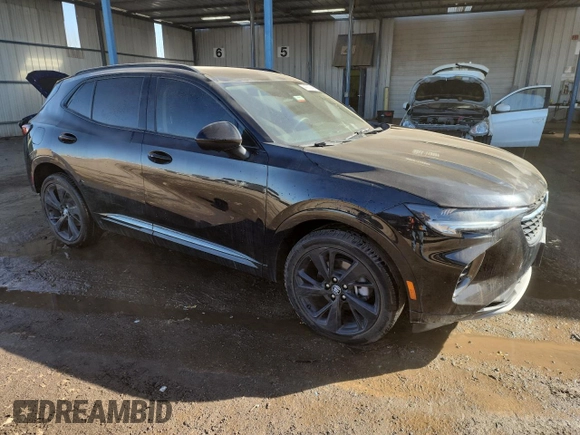 2022 Buick Envision Essence with VIN LRBFZPR41ND042688, listed as a Copart auction lot 44370945 with 34,088 mi miles and Salvage Title. Bid and sale history available at carsss.com. Image 4.