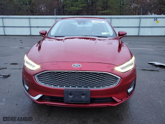 2019 Ford Fusion Energi Titanium with VIN 3FA6P0SU4KR212494, listed as a Copart auction lot 73422882 with 40,063 mi miles. Bid and sale history available at carsss.com. Image 5.