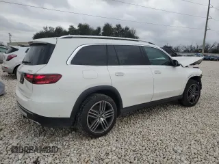 2024 Mercedes-Benz GLS 450 with VIN 4JGFF5KE8RB125341, listed as a Copart auction lot 43917165 with 17,544 mi miles and Salvage title. Bid and sale history available at DreamBid. Image 3.