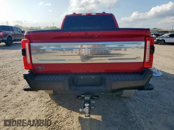 2024 Ford F-250 XL with VIN 1FT8W2BT7REE97844, listed as a Copart auction lot 59583795 with 22,517 mi miles and Salvage title. Bid and sale history available at DreamBid. Image 6.