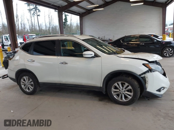 2016 Nissan Rogue SL with VIN 5N1AT2MV9GC747873, listed as a IAAI auction lot 41937945 with 98,888 mi miles and . Bid and sale history available at DreamBid. Image 14.
