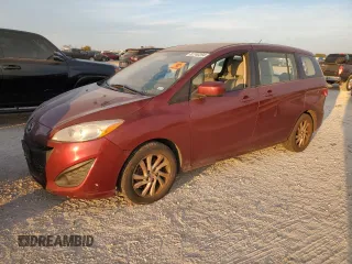 2012 Mazda 5 Sport with VIN JM1CW2BL6C0132697, listed as a Copart auction lot 82740394 with 156,208 mi miles and Salvage Title. Bid and sale history available at carsss.com. Image 1.