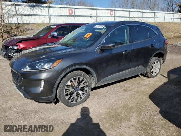 2020 Ford Escape SEL z VIN 1FMCU9H98LUA39419, wystawiony jako Copart lot #51360235 z przebiegiem 99 012 mil mil oraz Czysty tytuł • Clean title. Historia ofert i sprzedaży dostępna na DreamBid. Obrazek 1.
