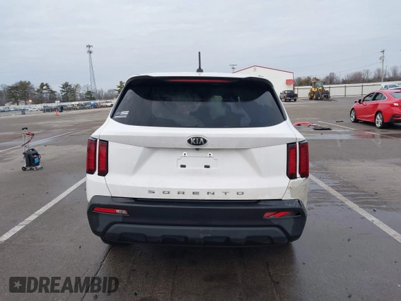 2021 Kia Sorento LX with VIN 5XYRG4LCXMG046127, listed as a IAAI auction lot 41190085 with 72,673 mi miles. Bid and sale history available at carsss.com. Image 17.