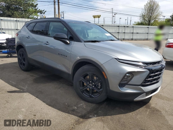 2024 Chevrolet Blazer LT with VIN 3GNKBCR46RS177417, listed as a Copart auction lot 52282665 with 18,090 mi miles and Salvage title. Bid and sale history available at DreamBid. Image 4.