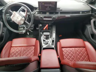 2021 Audi S4 Premium Plus with VIN WAUB4AF49MA030608, listed as a Copart auction lot 46857154 with 45,692 mi miles. Bid and sale history available at carsss.com. Image 8.