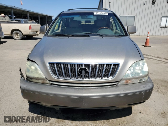 2003 Lexus RX 300 with VIN JTJHF10U830311283, listed as a Copart auction lot 71161444 with 216,654 mi miles and Salvage Title. Bid and sale history available at carsss.com. Image 5.