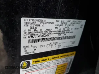 2018 Ford Expedition XLT with VIN 1FMJU1JT3JEA71037, listed as a Copart auction lot 47416415 with 106,487 mi miles and Salvage title. Bid and sale history available at DreamBid. Image 14.