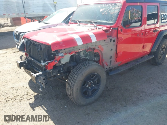2020 Jeep Wrangler Unlimited Willys with VIN 1C4HJXDN5LW130646, listed as a IAAI auction lot 41979764 with 66,244 mi miles and . Bid and sale history available at DreamBid. Image 6.