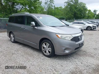 2011 Nissan Quest SL z VIN JN8AE2KPXB9012784, wystawiony jako IAAI lot #42341266 z przebiegiem 179 997 mil mil oraz . Historia ofert i sprzedaży dostępna na DreamBid. Obrazek 1.