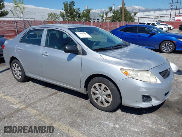 2009 Toyota Corolla with VIN JTDBL40E09J007038, listed as a IAAI auction lot 41830758 with 292,897 mi miles. Bid and sale history available at carsss.com. Image 1.
