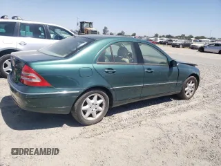 2001 Mercedes-Benz C 230/260/280/320 z VIN WDBRF61J21F089325, wystawiony jako Copart lot #57538794 z przebiegiem 88 695 mil mil oraz Czysty tytuł • Clean title. Historia ofert i sprzedaży dostępna na DreamBid. Obrazek 3.