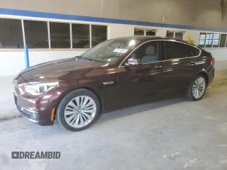 2015 BMW 5 Series 535i Gran Turismo xDrive with VIN WBA5M4C59FD184037, listed as a Copart auction lot 59118945 with 128,263 mi miles and Salvage title. Bid and sale history available at DreamBid. Image 1.
