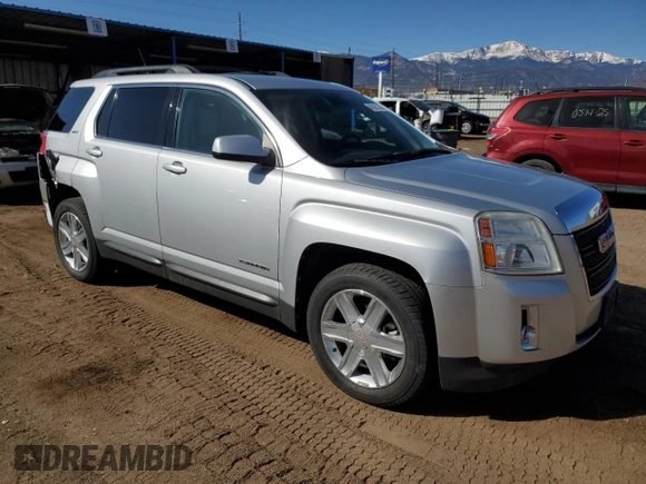 2012 GMC Terrain SLT-1 with VIN 2GKFLVEK2C6246007, listed as a Copart auction lot 48367345 with 108,331 mi miles and Salvage Title. Bid and sale history available at carsss.com. Image 4.