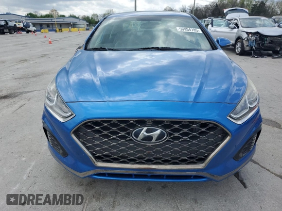2018 Hyundai Sonata SEL with VIN 5NPE34AF8JH639903, listed as a Copart auction lot 50954785 with 71,135 mi miles and Salvage Title. Bid and sale history available at DreamBid. Image 5.