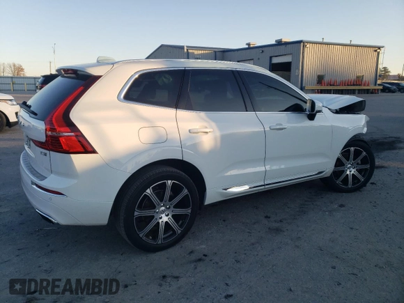 2020 Volvo XC60 Inscription with VIN YV4102DL0L1590426, listed as a Copart auction lot 83150784 with 49,154 mi miles and Salvage title. Bid and sale history available at DreamBid. Image 3.
