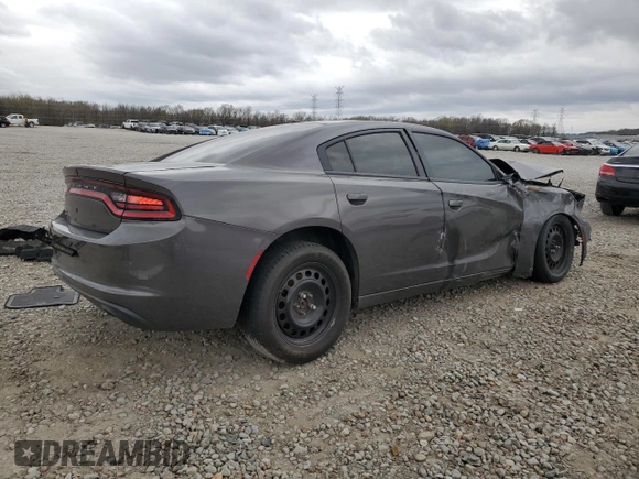 2018 Dodge Charger Police with VIN 2C3CDXKT0JH304027, listed as a Copart auction lot 49844665 with 85,074 mi miles and Salvage Title. Bid and sale history available at carsss.com. Image 3.