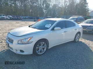2012 Nissan Maxima SV with VIN 1N4AA5AP6CC862058, listed as a IAAI auction lot 41635469 with 206,838 mi miles and . Bid and sale history available at DreamBid. Image 2.