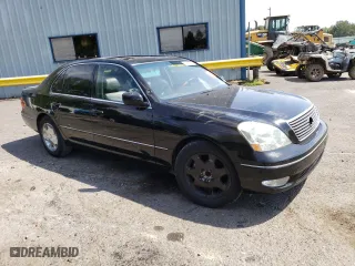 2003 Lexus LS 430 with VIN JTHBN30FX30107916, listed as a Copart auction lot 66740284 with 0 mi miles and Salvage Title. Bid and sale history available at carsss.com. Image 4.