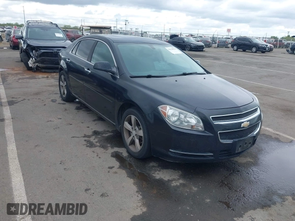 2012 Chevrolet Malibu 1LT with VIN 1G1ZC5E01CF381453, listed as a IAAI auction lot 42130929 with 157,721 mi miles and . Bid and sale history available at DreamBid. Image 1.