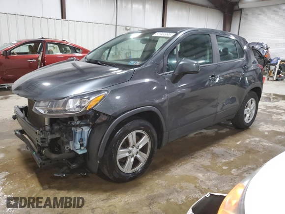2020 Chevrolet Trax LS with VIN 3GNCJKSB4LL129040, listed as a Copart auction lot 51944995 with 99,864 mi miles and Salvage Title. Bid and sale history available at DreamBid. Image 1.