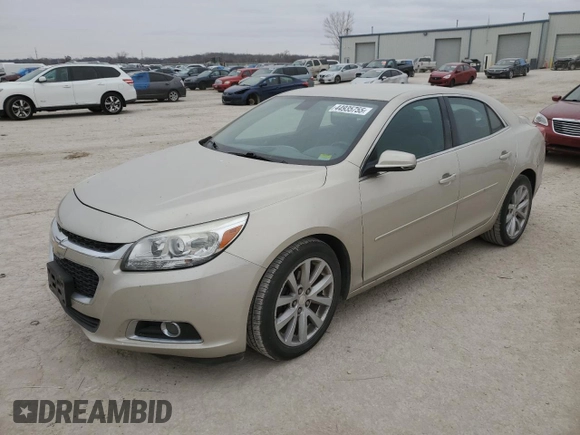 2015 Chevrolet Malibu LT with VIN 1G11D5SL2FF258662, listed as a Copart auction lot 44935755 with 199,578 mi miles and Salvage Title. Bid and sale history available at DreamBid. Image 1.