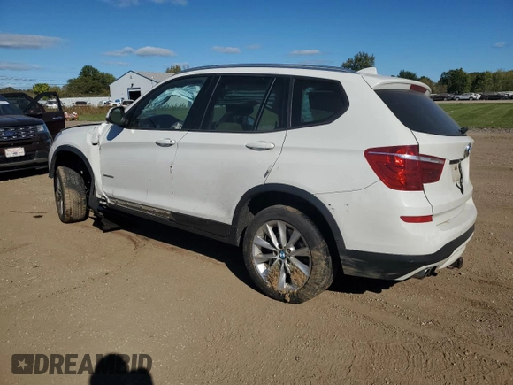 2017 BMW X3 xDrive28i z VIN 5UXWX9C31H0W70859, wystawiony jako Copart lot #54721075 z przebiegiem 184 916 mil mil oraz Szkoda całkowita • Salvage title. Historia ofert i sprzedaży dostępna na DreamBid. Obrazek 2.