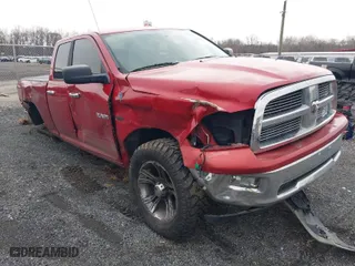 2009 Dodge Ram 1500 SLT with VIN 1D3HV18T99S789332, listed as a IAAI auction lot 41498037 with 153,571 mi miles. Bid and sale history available at carsss.com. Image 1.